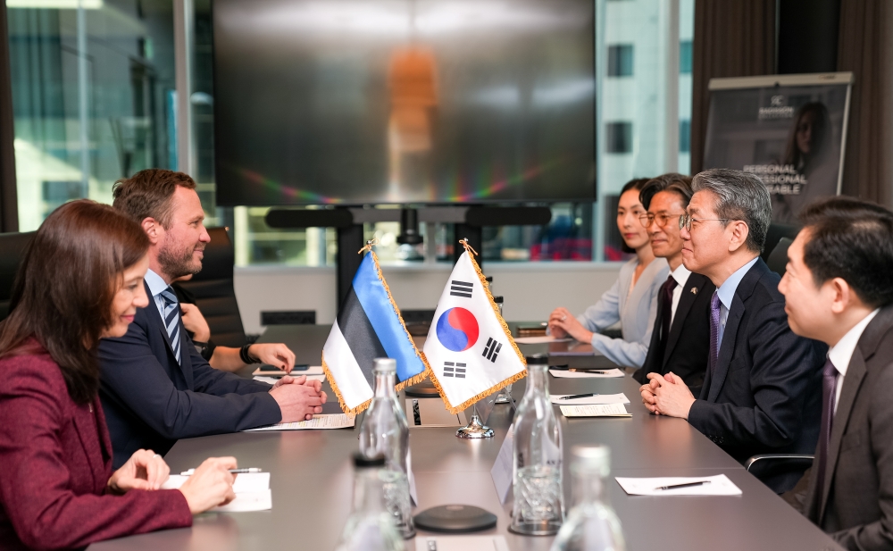 김홍균 1차관, 주에스토니아 대한민국 대사관 개관식 참석 및 에스토니아 외교장관 면담